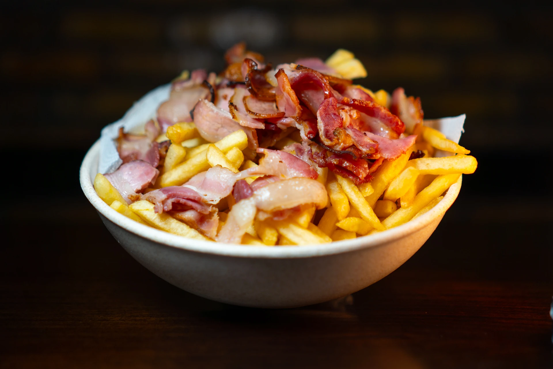 Porção Batata Frita com Bacon 500 G